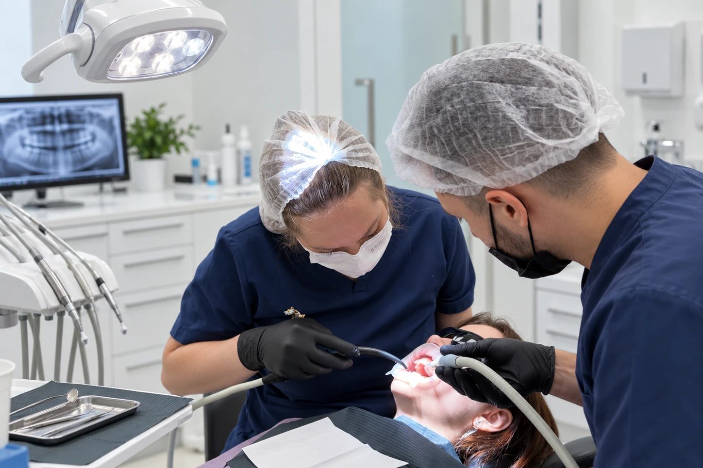 Профессиональная гигиена зубов и имплантатов Implant Care в стоматологии NuAnce